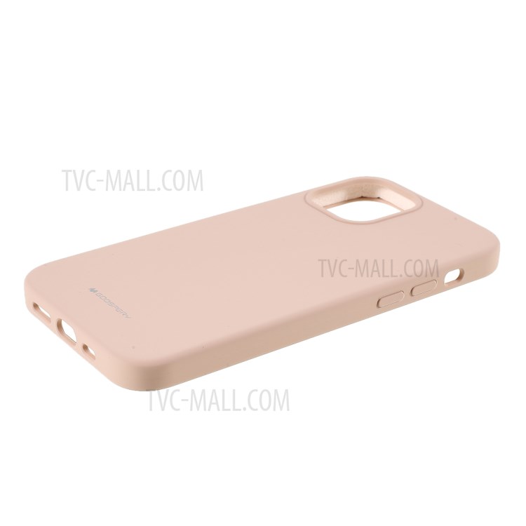 MERCURY GOOSPERY Silicone Phone Protective Case for iPhone 12 Pro Max 6.7-inch - Pink-4