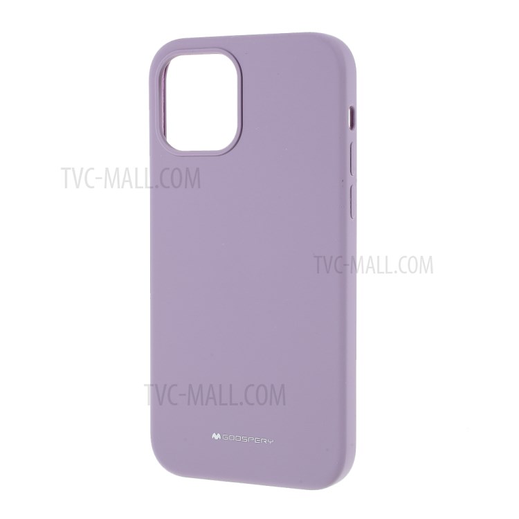 MERCURY GOOSPERY Silicone Phone Protective Case for iPhone 12 Pro Max 6.7-inch - Purple-2