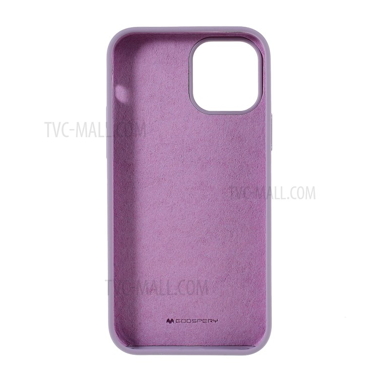 MERCURY GOOSPERY Silicone Phone Protective Case for iPhone 12 Pro Max 6.7-inch - Purple-3