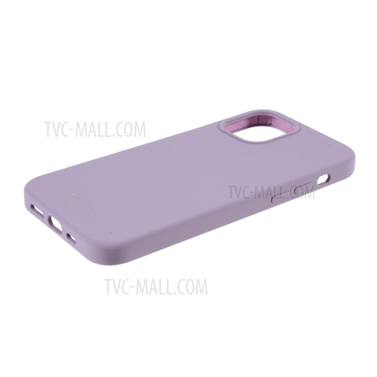 MERCURY GOOSPERY Silicone Phone Protective Case for iPhone 12 Pro Max 6.7-inch - Purple-4