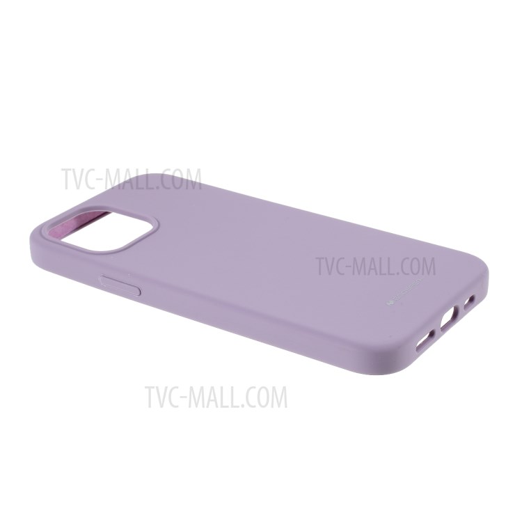 MERCURY GOOSPERY Silicone Phone Protective Case for iPhone 12 Pro Max 6.7-inch - Purple-5