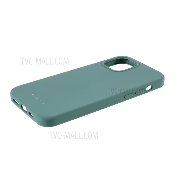 Mercury Goospery Silicone Téléphone Cas De Protection Pour IPhone 12 PRO / 12 - Vert