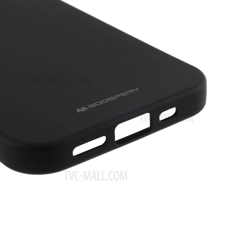MERCURY GOOSPERY Matte TPU Mobile Phone Shell Protective Covering for iPhone 12 Pro/12 - Black-6