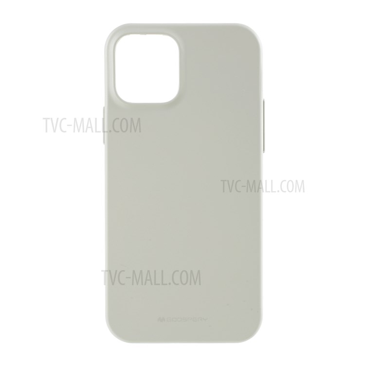 MERCURY GOOSPERY Matte TPU Mobile Phone Shell Protective Covering for iPhone 12 Pro/12 - Grey-1