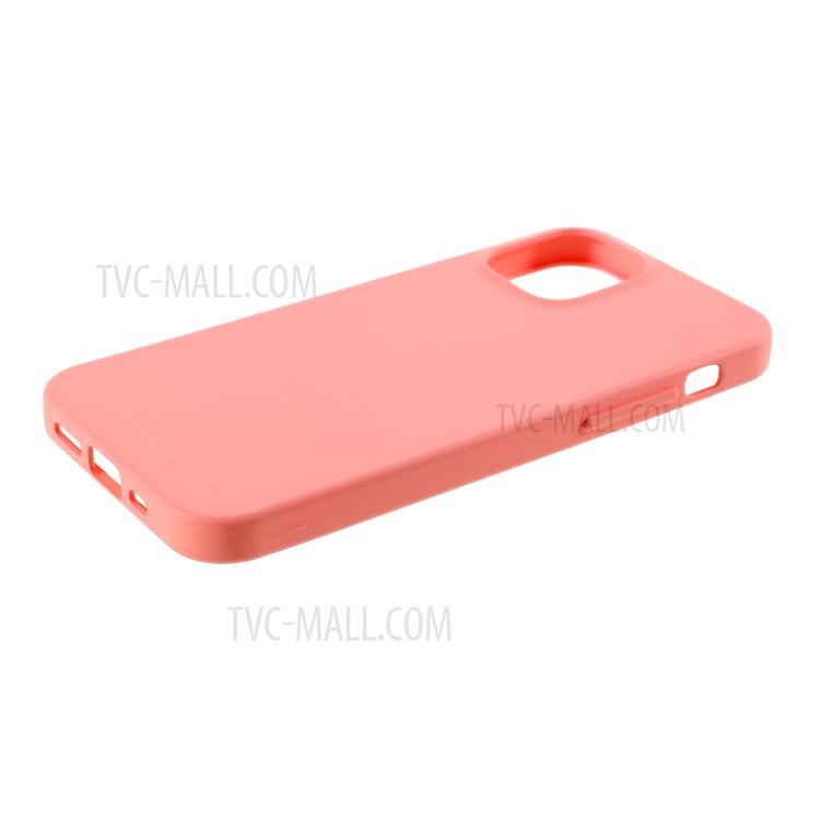 MERCURY GOOSPERY Matte TPU Mobile Phone Shell Protective Covering for iPhone 12 Pro/12 - Pink-4