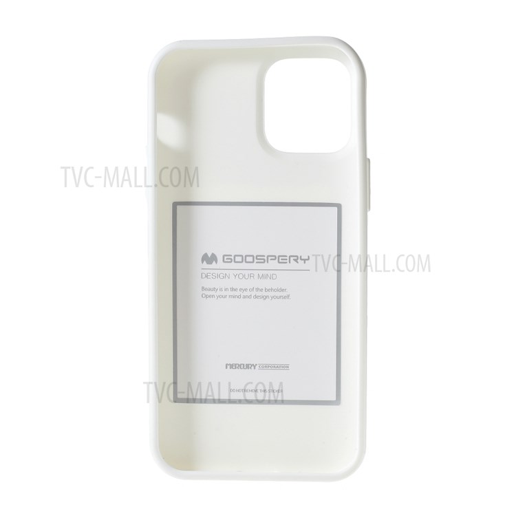 MERCURY GOOSPERY Matte TPU Mobile Phone Shell Protective Covering for iPhone 12 Pro Max 6.7-inch - White-3