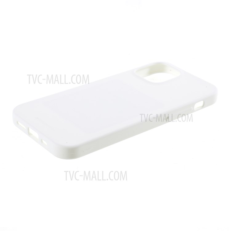 MERCURY GOOSPERY Matte TPU Mobile Phone Shell Protective Covering for iPhone 12 Pro Max 6.7-inch - White-4