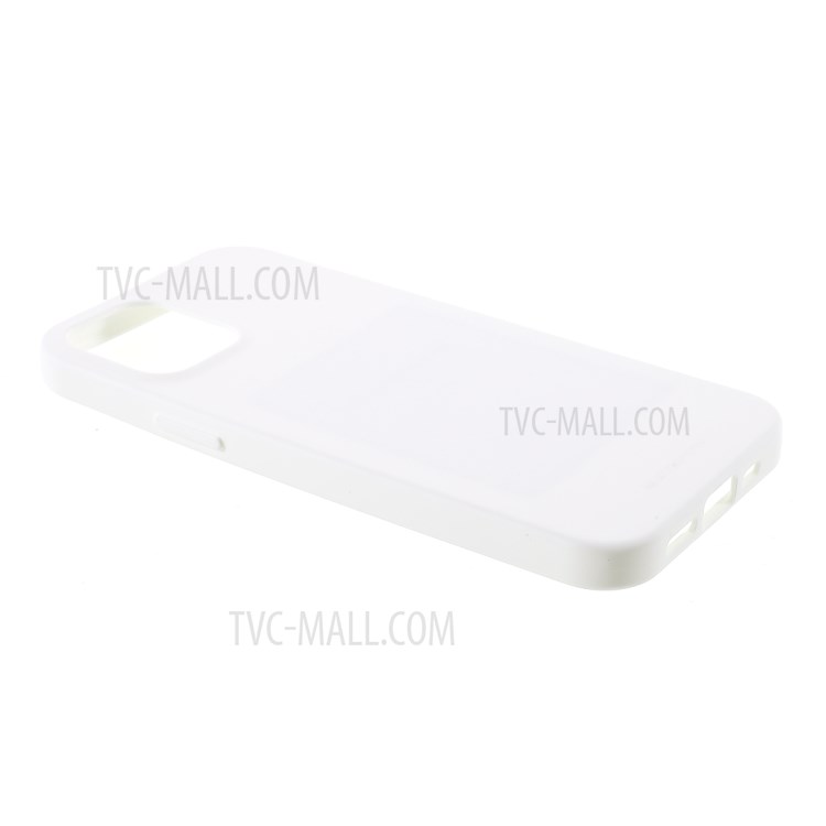 MERCURY GOOSPERY Matte TPU Mobile Phone Shell Protective Covering for iPhone 12 Pro Max 6.7-inch - White-5