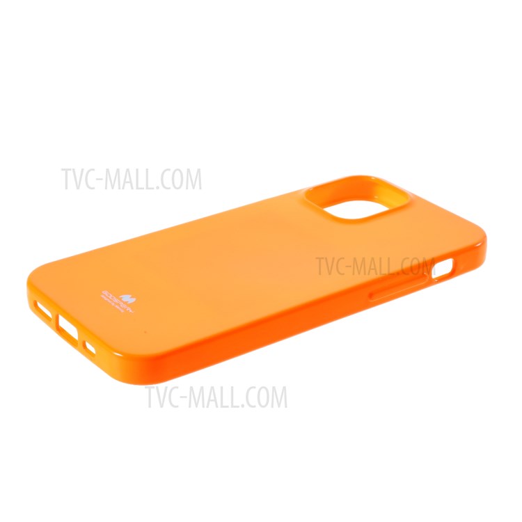 MERCURY GOOSPERY Glitter Powder TPU Cell Phone Cover for iPhone 12 Pro/12 - Orange-4