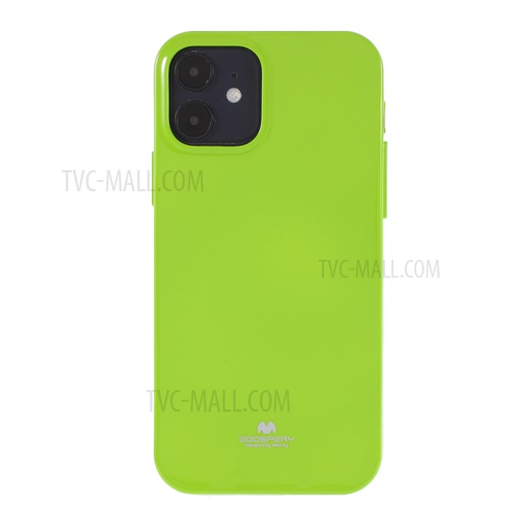 MERCURY GOOSPERY Glitter Powder TPU Cell Phone Cover for iPhone 12 Pro/12 - Green-1