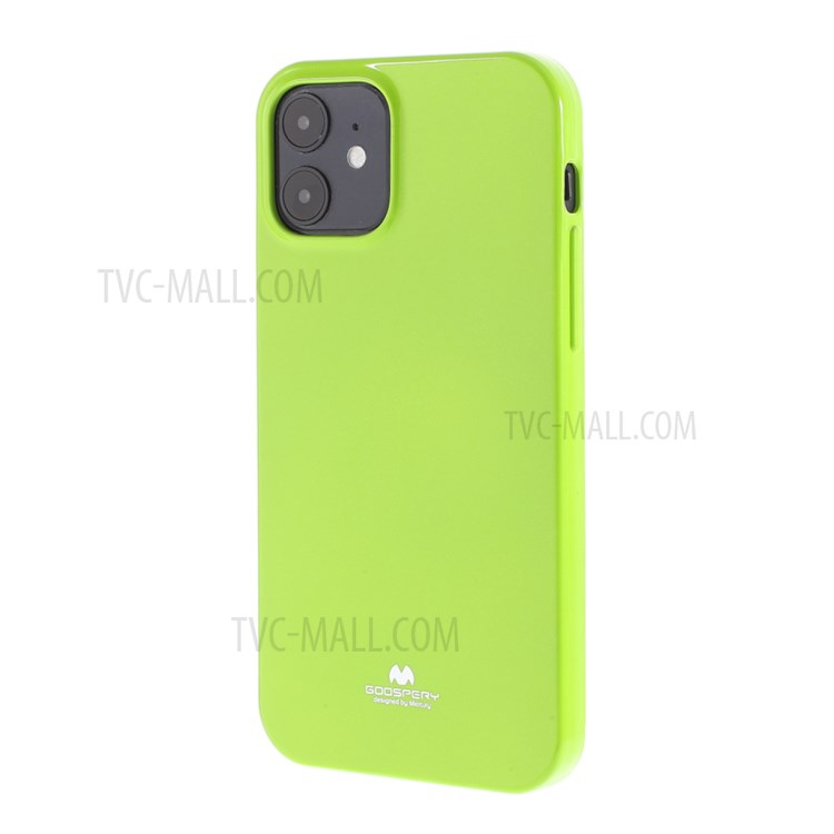MERCURY GOOSPERY Glitter Powder TPU Cell Phone Cover for iPhone 12 Pro/12 - Green-2