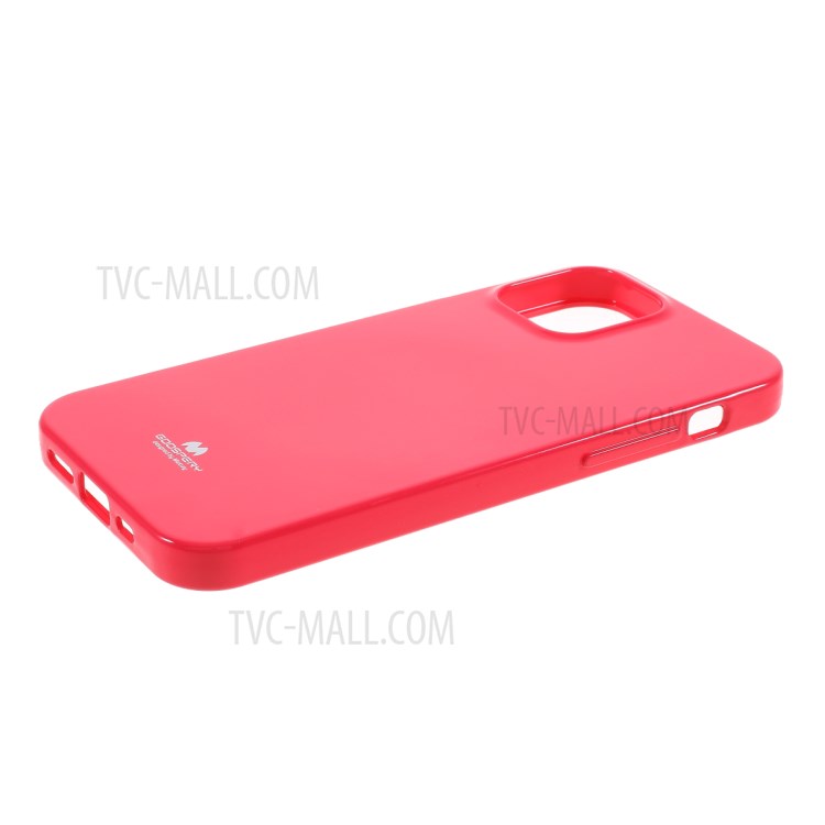 MERCURY GOOSPERY Glitter Powder TPU Cell Phone Cover for iPhone 12 Pro Max 6.7-inch - Watermelon Red-5