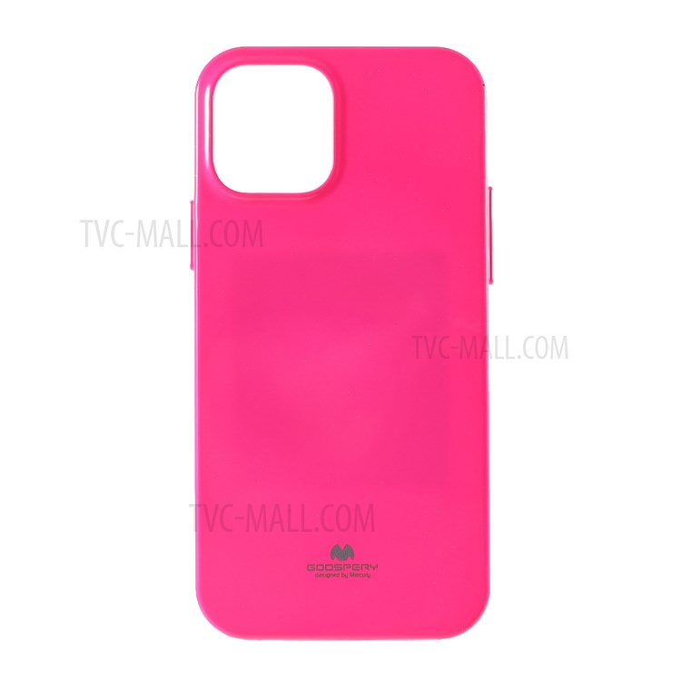 MERCURY GOOSPERY Glitter Powder TPU Cell Phone Cover for iPhone 12 Pro Max 6.7-inch - Rose-1
