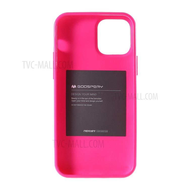 MERCURY GOOSPERY Glitter Powder TPU Cell Phone Cover for iPhone 12 Pro Max 6.7-inch - Rose-2
