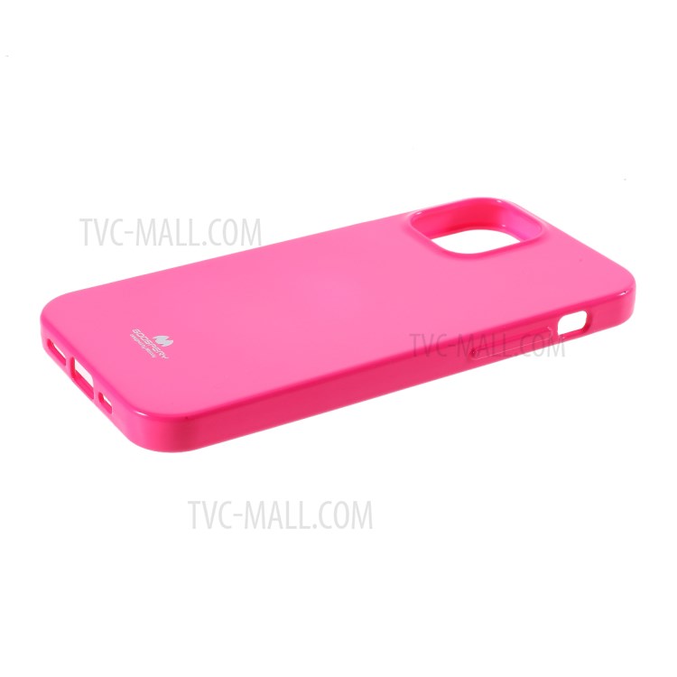 MERCURY GOOSPERY Glitter Powder TPU Cell Phone Cover for iPhone 12 Pro Max 6.7-inch - Rose-5