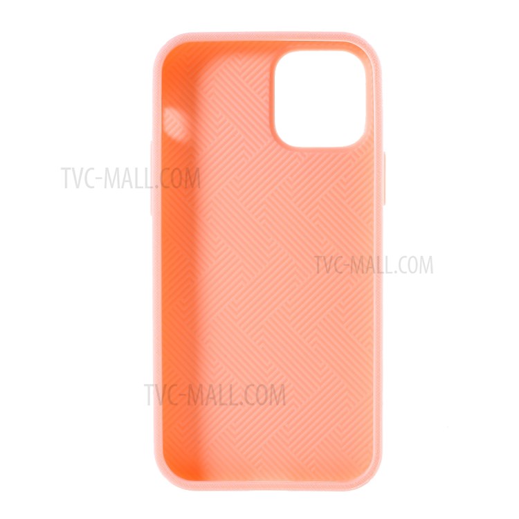 MERCURY GOOSPERY Style Lux Textured TPU Cover for iPhone 12 mini - Pink-3