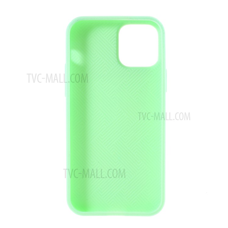 MERCURY GOOSPERY Style Lux Textured TPU Cover for iPhone 12 mini - Light Green-3