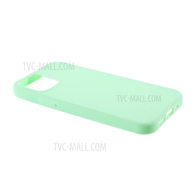MERCURY GOOSPERY Style Lux Textured TPU Cover for iPhone 12 mini - Light Green-5