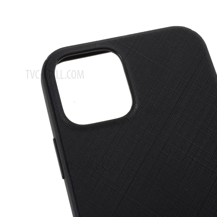 MERCURY GOOSPERY Style Lux Textured TPU Cover for iPhone 12 Pro / iPhone 12 Max 6.1-inch - Black-7