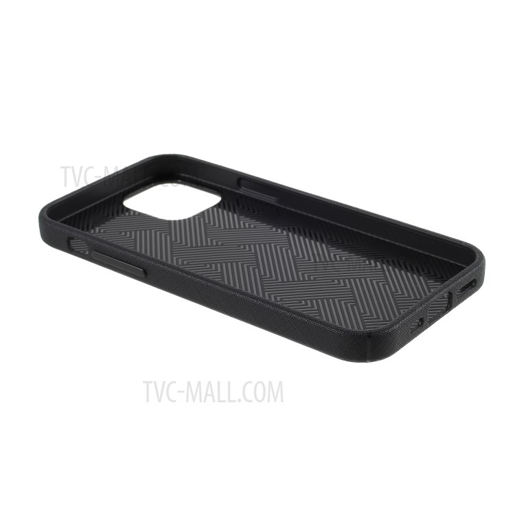 MERCURY GOOSPERY Style Lux Textured TPU Cover for iPhone 12 Pro / iPhone 12 Max 6.1-inch - Black-8