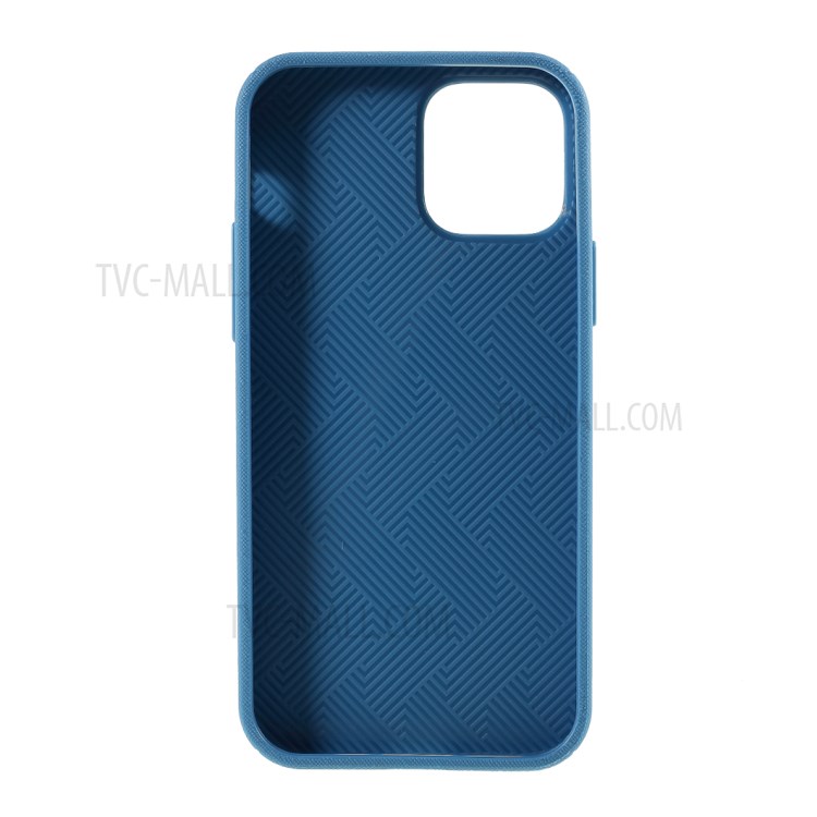 MERCURY GOOSPERY Style Lux Textured TPU Cover for iPhone 12 Pro/12 - Blue-3