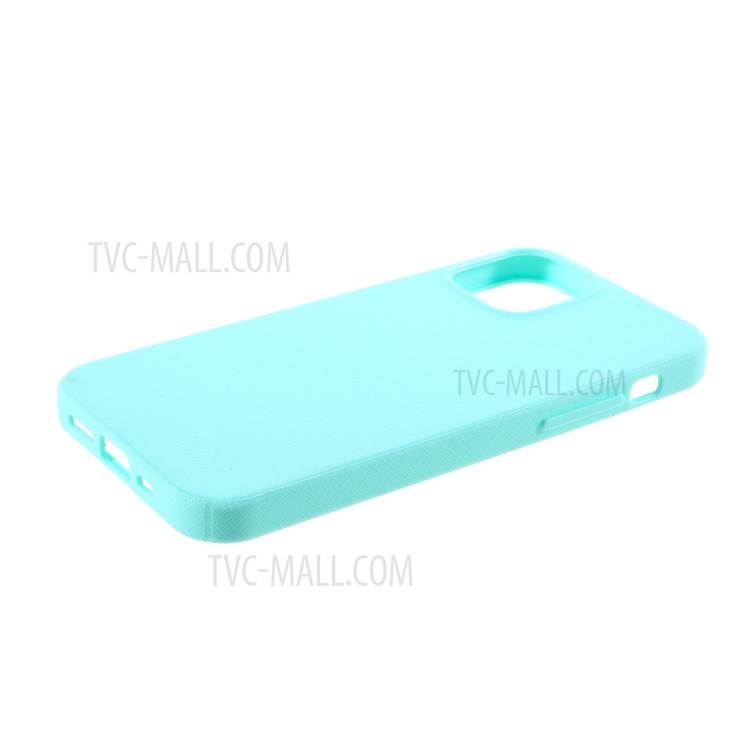 MERCURY GOOSPERY Style Lux Textured TPU Cover for iPhone 12 Pro Max 6.7-inch - Baby Blue-4