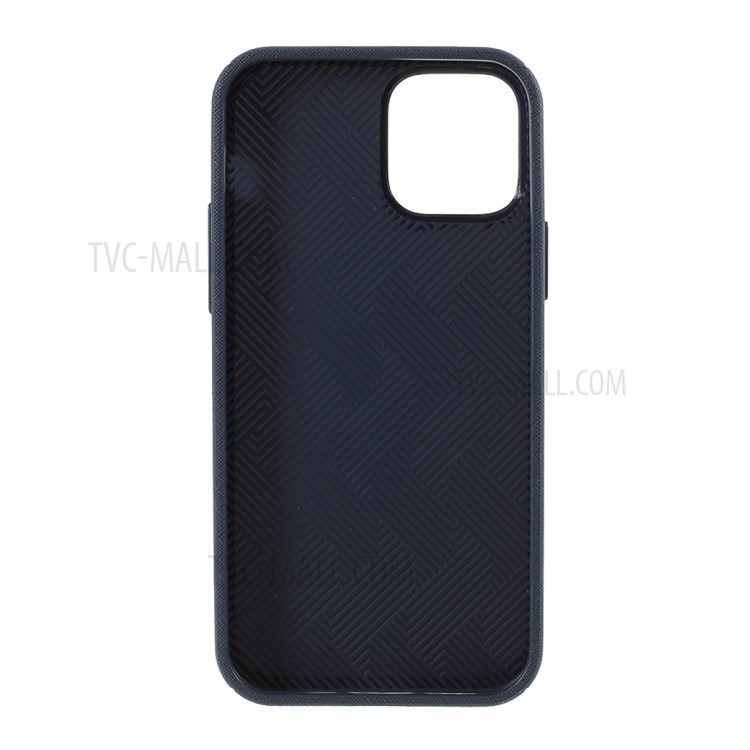 MERCURY GOOSPERY Style Lux Textured TPU Cover for iPhone 12 Pro Max 6.7-inch - Dark Blue-3