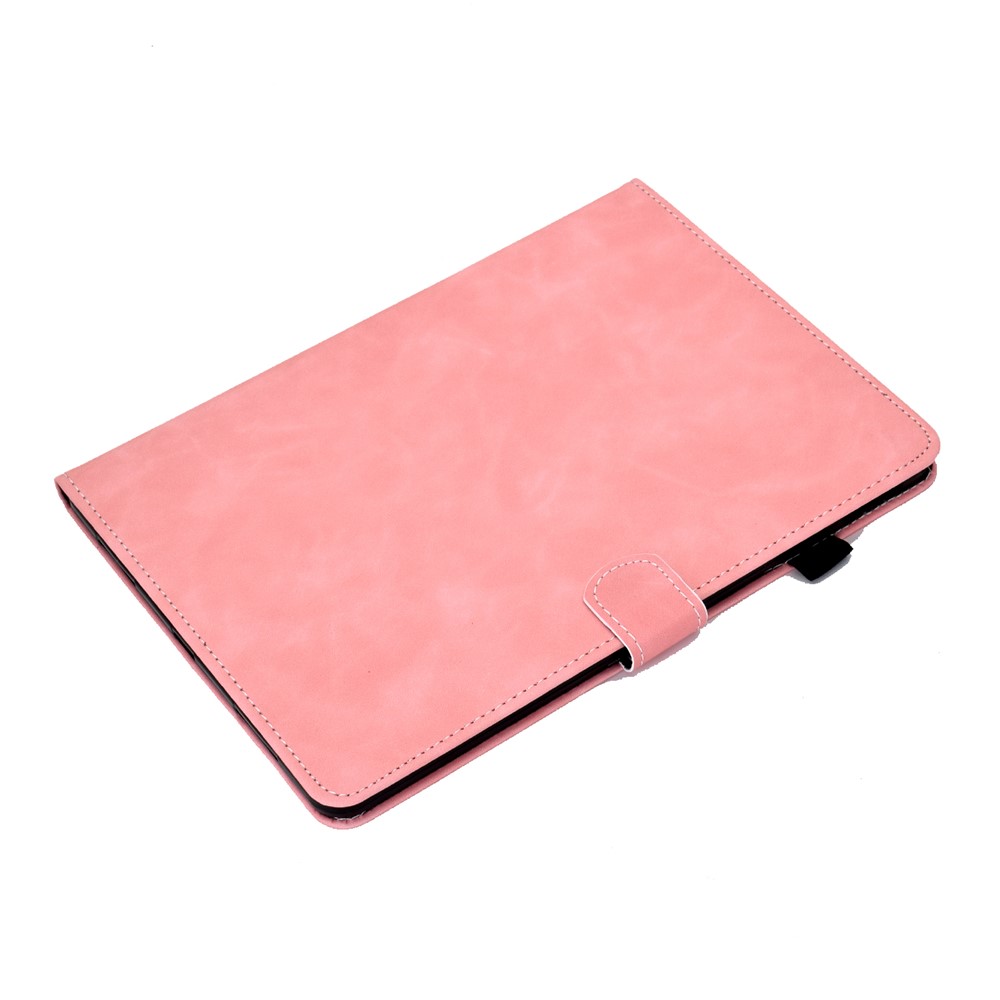 Shell de Protection de Tablette en Cuir de Couleur Unie Pour Ipad Pro 11 Pouces (2021) / Air (2020) / Air (2022) - Rose-6