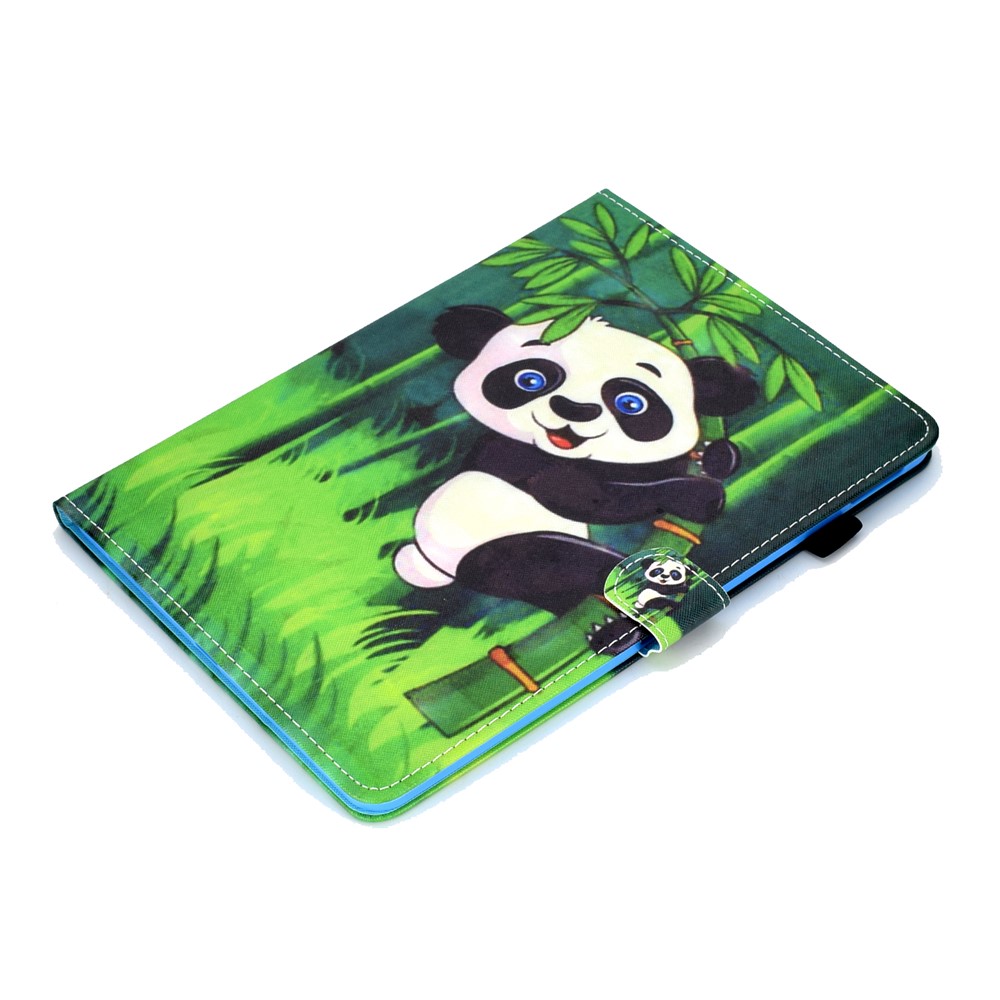 Impresión de Patrones Totador de Tarjetas de Cuero Capas Para Ipad Pro de 11 Pulgadas (2021)/aire (2020)/aire (2022) - Panda y Bambú-5