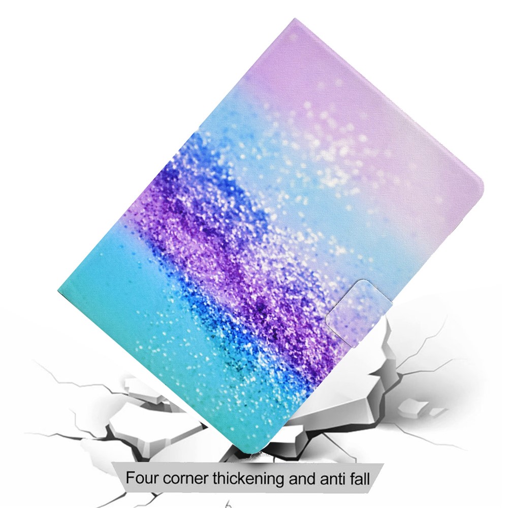 Pattern Printing Leather Stand Tablet Case for iPad Air 4 10.8 inch (2020) - Glittery Powder-8