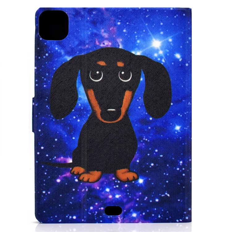 Pattern Printing Leather Stand Tablet Case for iPad Air (2020) - Cute Dog-3