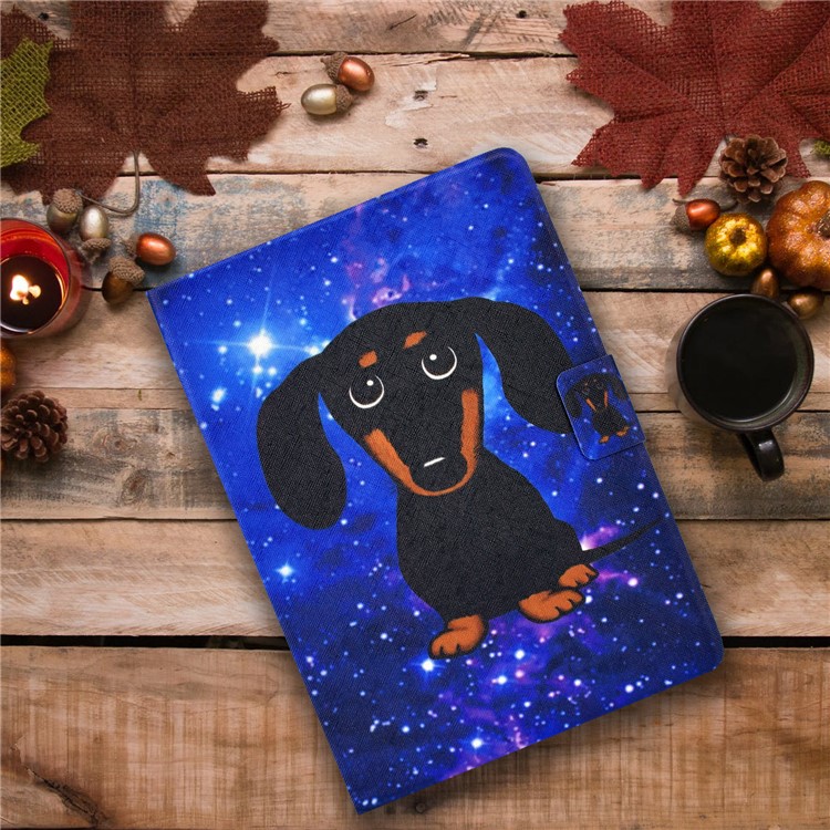 Pattern Printing Leather Stand Tablet Case for iPad Air (2020) - Cute Dog-8
