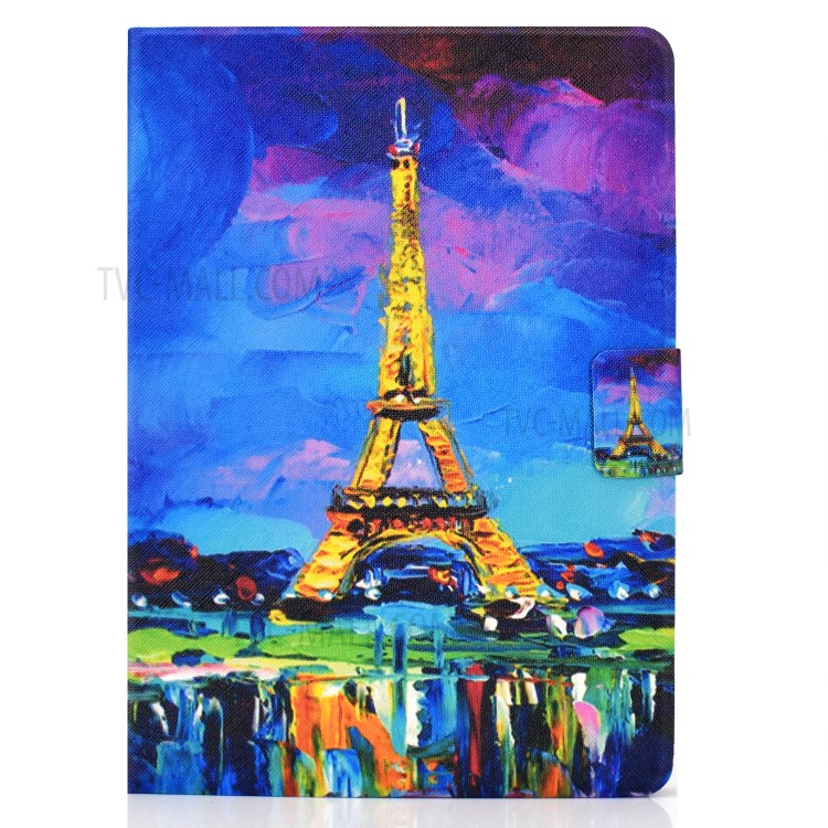 Pattern Printing Leather Stand Tablet Case for iPad Air (2020) - Tower-2