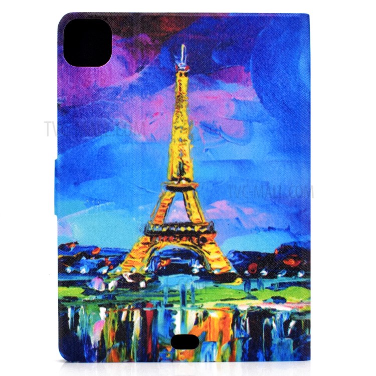 Pattern Printing Leather Stand Tablet Case for iPad Air (2020) - Tower-3