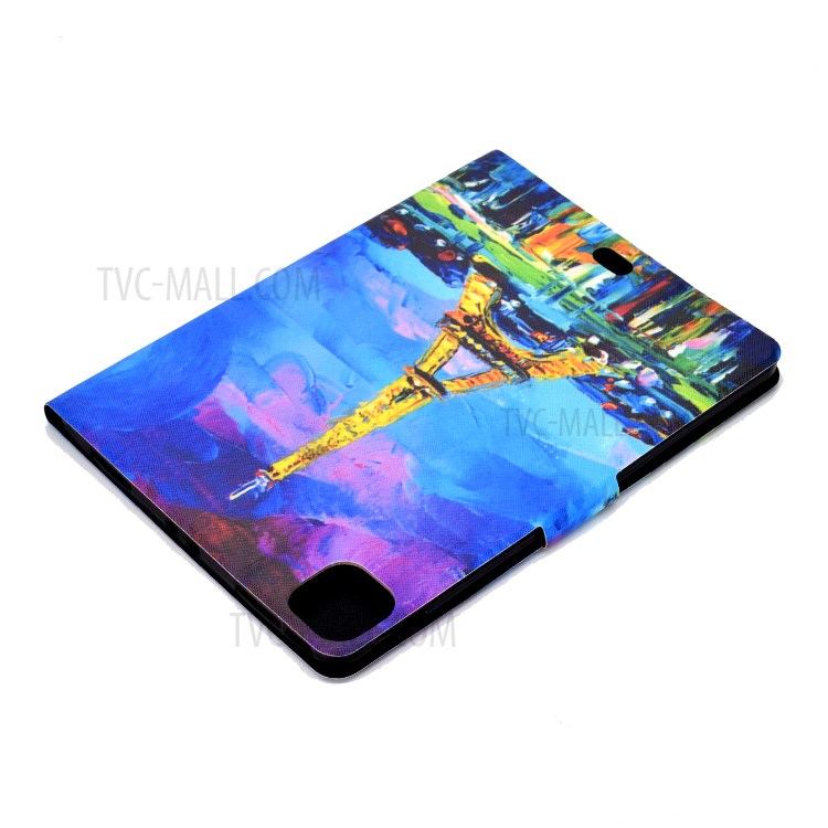 Pattern Printing Leather Stand Tablet Case for iPad Air (2020) - Tower-6
