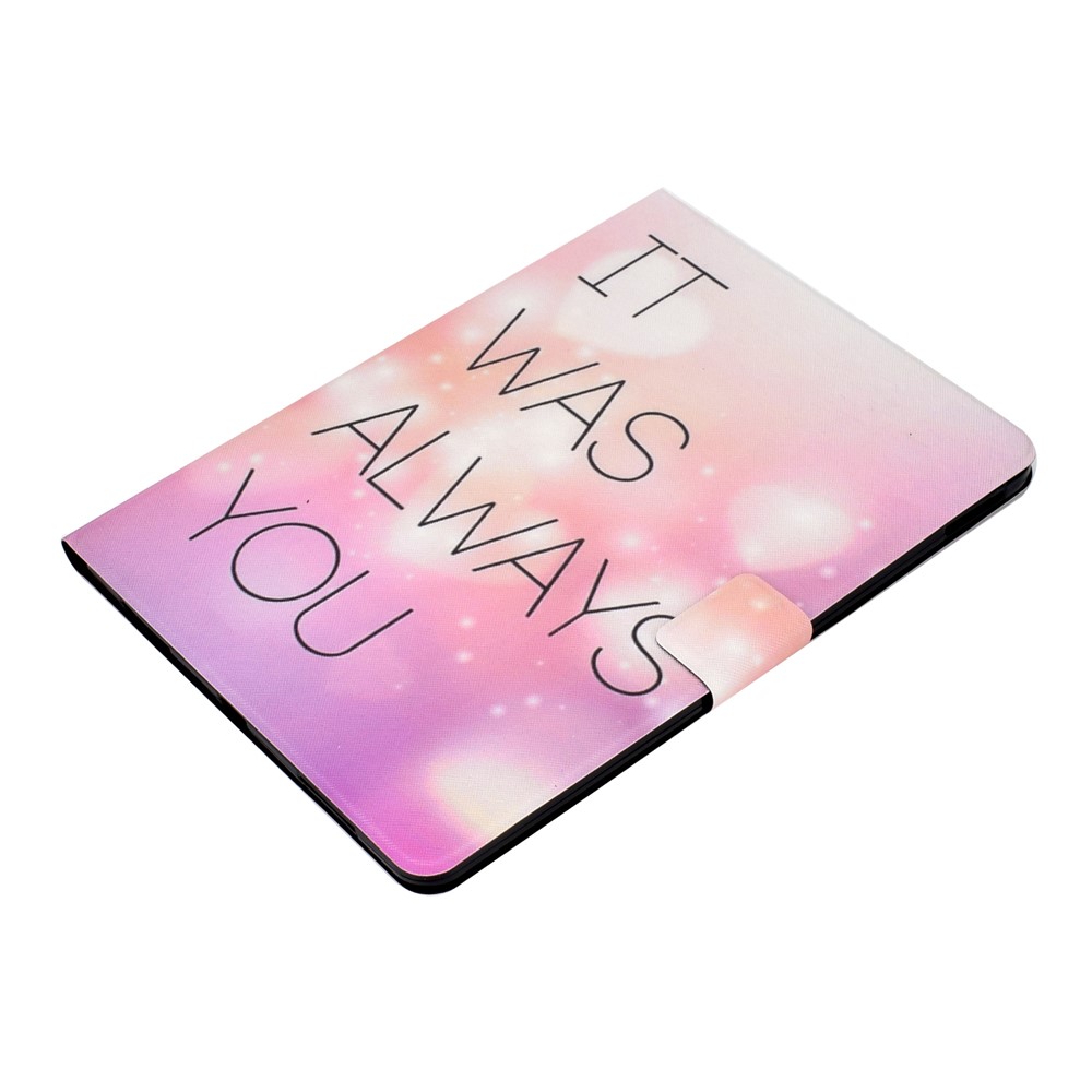 Pattern Printing Leather Stand Tablet Case for iPad Air (2020) - It was Always You-5
