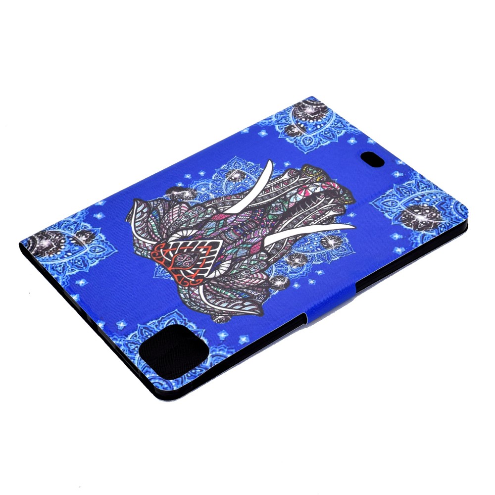 Pattern Printing Leather Stand Tablet Case for iPad Air (2020) - Elephant-6