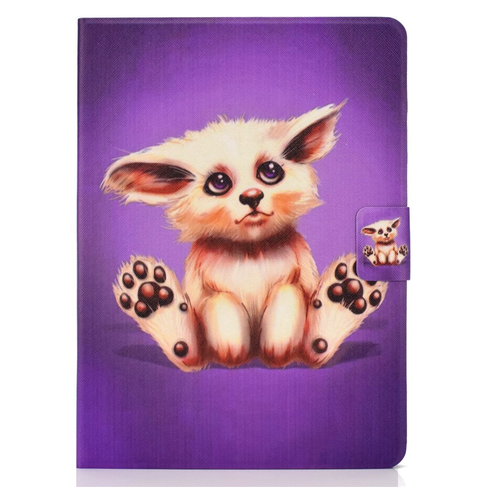 Pattern Printing Leather Stand Tablet Case for iPad Air (2020) - Abyssinian Cat-2