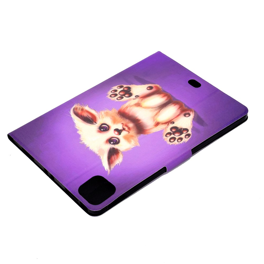 Pattern Printing Leather Stand Tablet Case for iPad Air (2020) - Abyssinian Cat-6