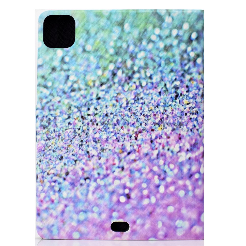 Pattern Printing Leather Stand Tablet Case for iPad Air (2020) - Glittery Element-3