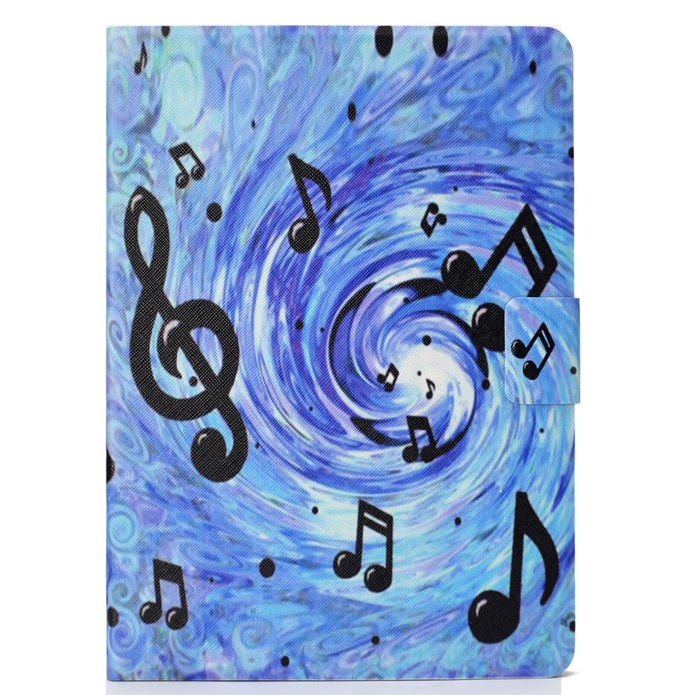 Pattern Printing Leather Stand Tablet Case for iPad Air (2020) - Music Symbol-2