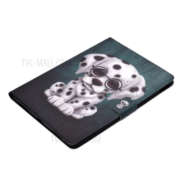 Pattern Printing Leather Stand Tablet Case for iPad Air (2020) - Dog-5