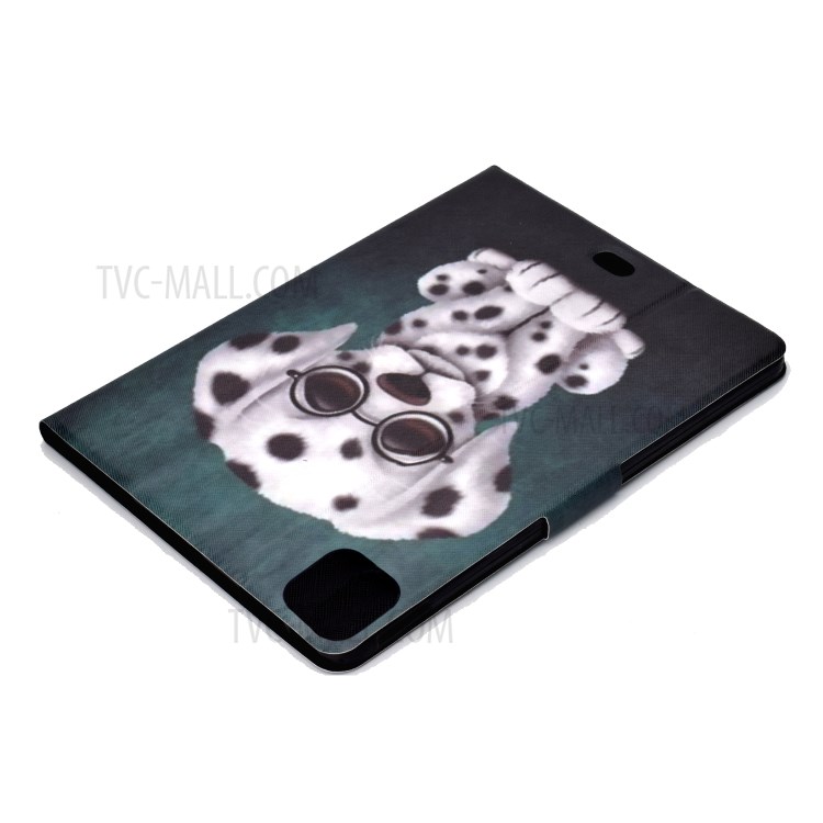 Pattern Printing Leather Stand Tablet Case for iPad Air (2020) - Dog-6
