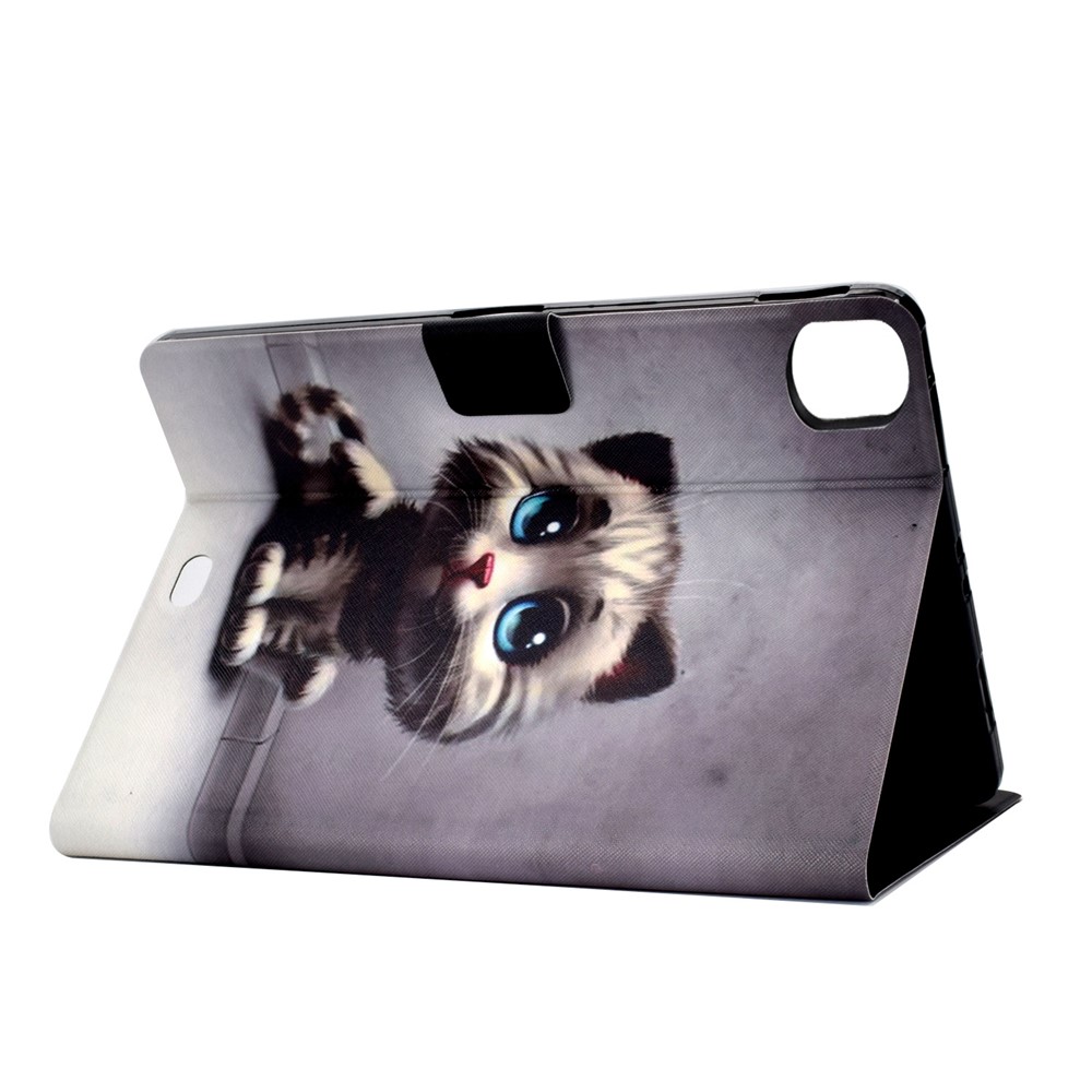 Pattern Printing Leather Stand Tablet Case for iPad Air (2020) - Baby Cat-4