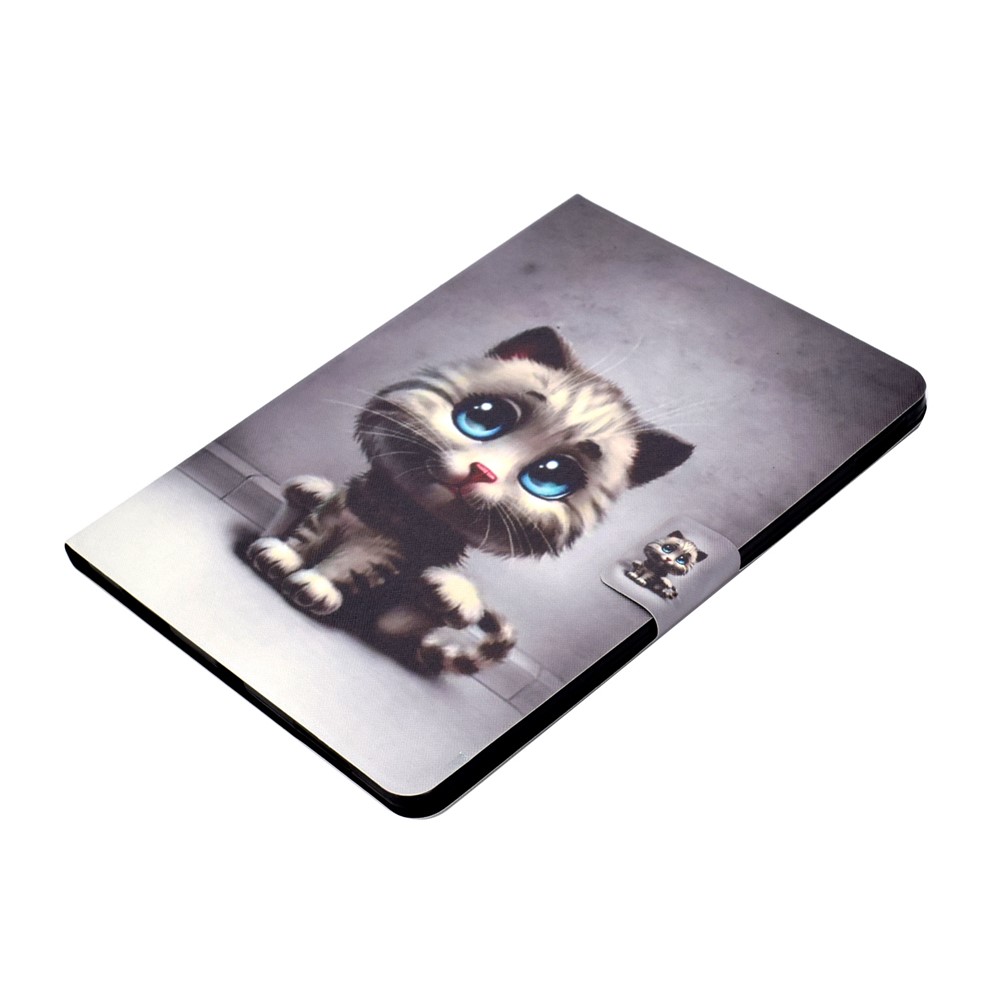Pattern Printing Leather Stand Tablet Case for iPad Air (2020) - Baby Cat-5