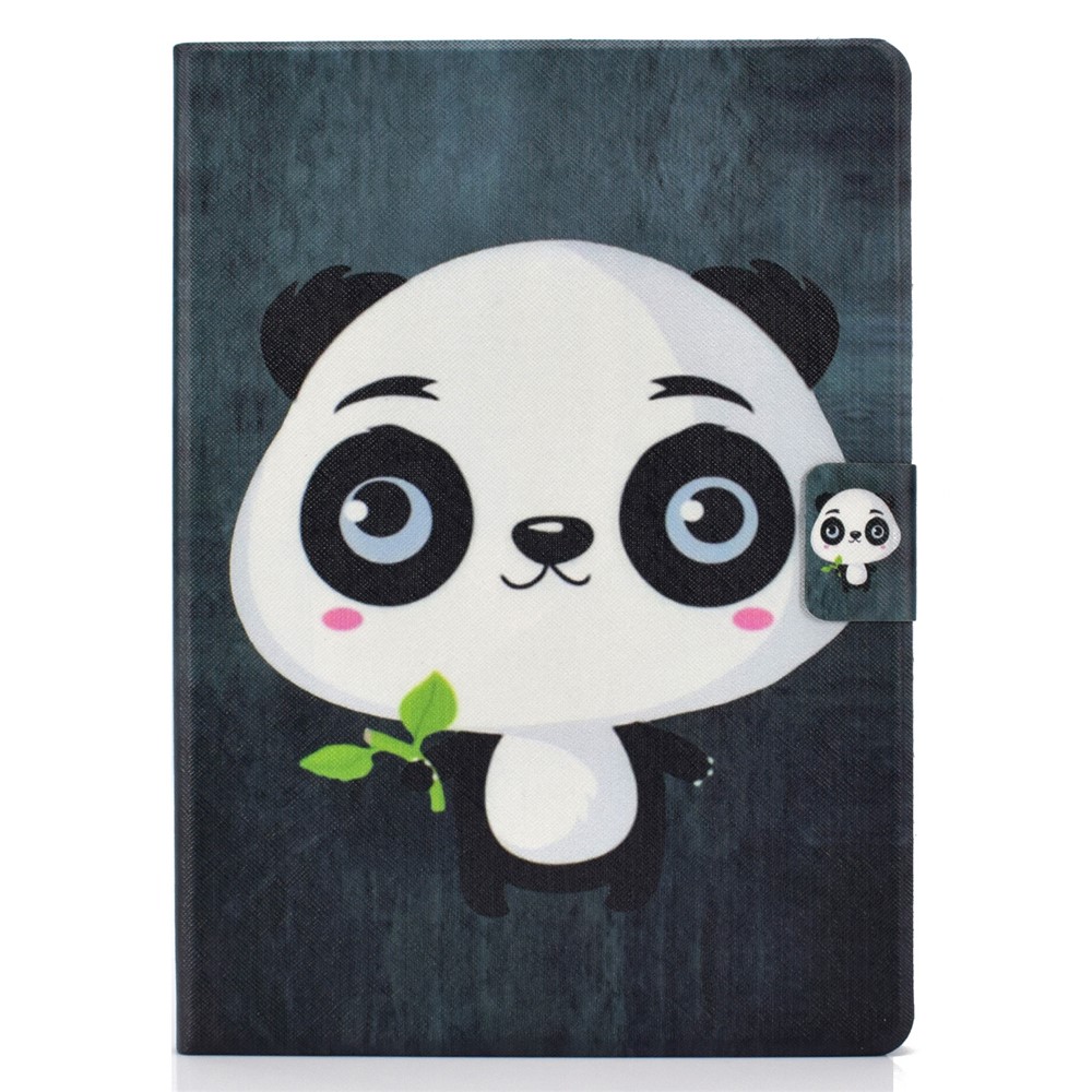 Pattern Printing Leather Stand Tablet Case for iPad Air (2020) - Panda-2