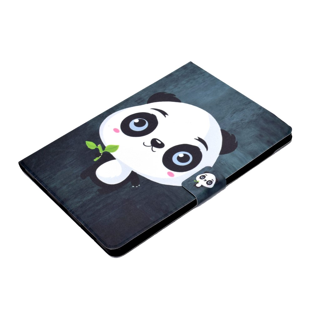 Pattern Printing Leather Stand Tablet Case for iPad Air (2020) - Panda-5