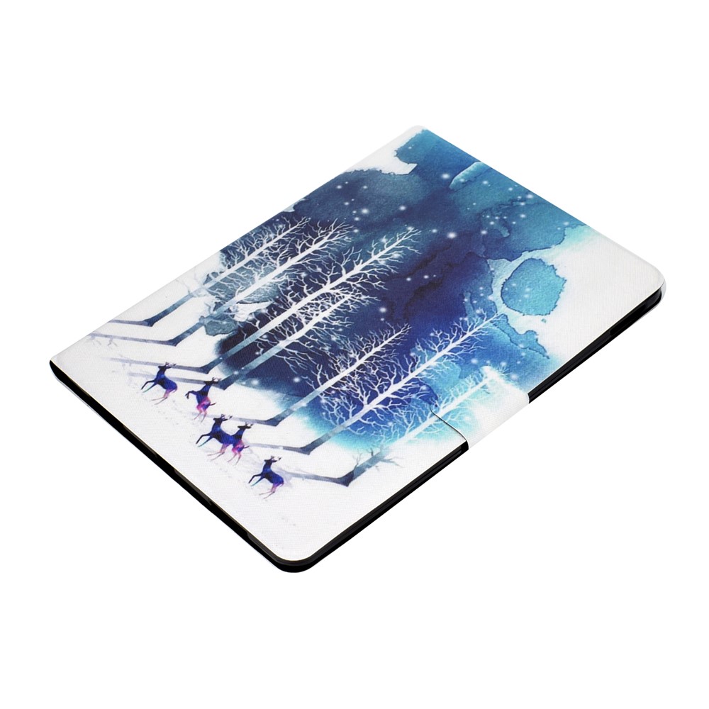 Pattern Printing Leather Stand Tablet Case for iPad Air (2020) - Forest and Elk-5