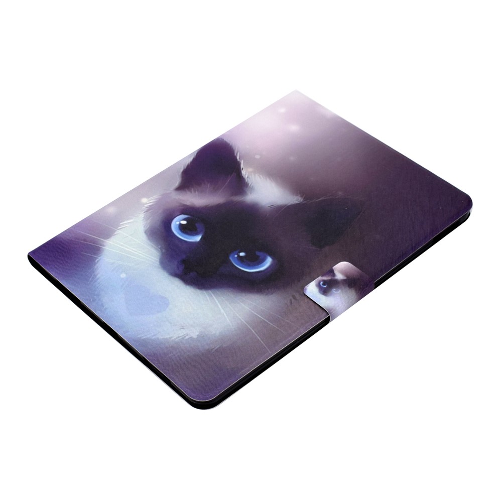 Pattern Printing Leather Stand Tablet Case for iPad Air (2020) - Cat-5