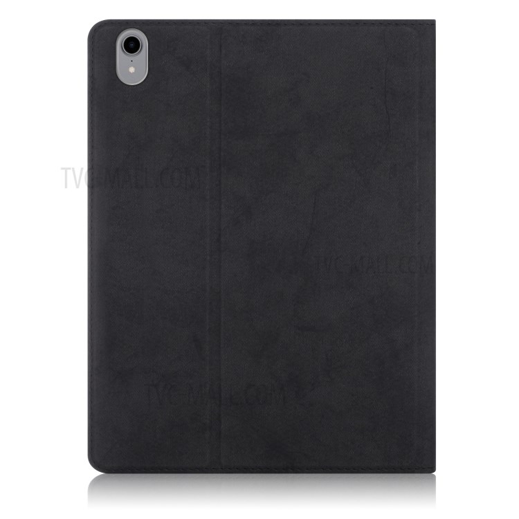 Stand PU Leather Tablet Unique Cover with Pocket for iPad 10.8-inch (2020)/iPad Air 4 10.8 inch (2020) - Black-3